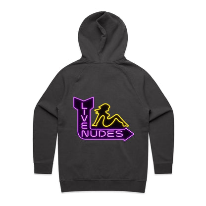 Live Nudes Women's Hoodie